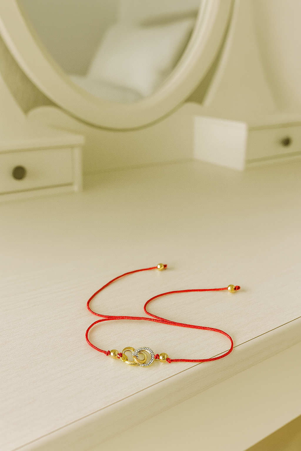 pulsera hilo rojo unión dorada pulsera hilo rojo unión dorada