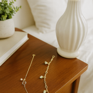 1. pulsera aurora dorada 2. pulsera gotas de luz