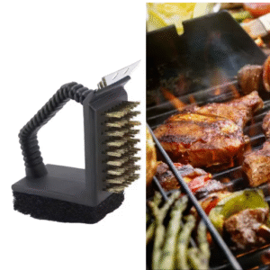 cepillo para parrilla 3 en 1 limpiador